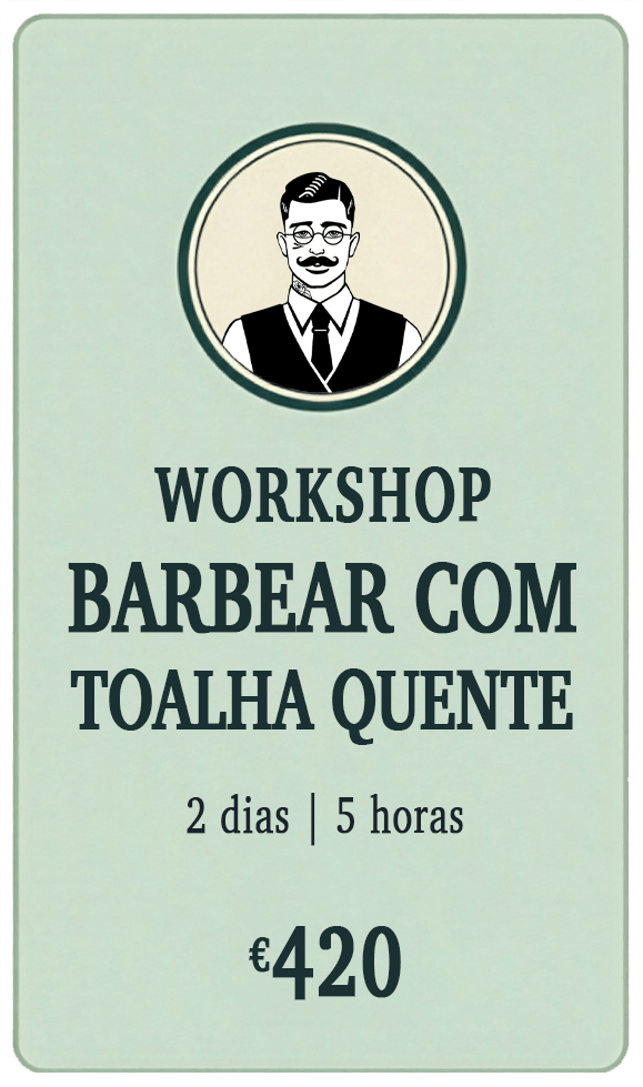 Pt Figaros Barbear Com Toalha Quente